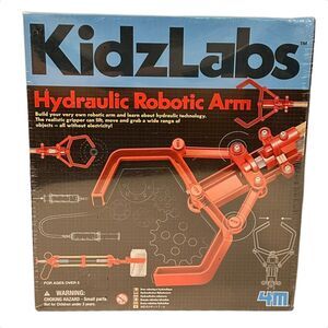 KidzLabs Hydraulic Robotic Arm 4M Technology Robot Kids Science Project Toy New